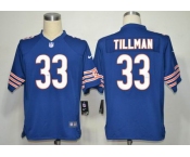 nike nfl jerseys chicago bears #33 tillman blue[game]