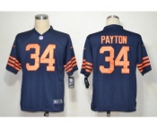 nike nfl jerseys chicago bears #34 payton blue throwback[game]