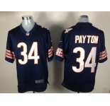 nike nfl jerseys chicago bears #34 payton blue[game]
