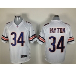 nike nfl jerseys chicago bears #34 payton white[game]