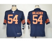 nike nfl jerseys chicago bears #54 urlacher blue throwback[game]