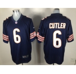nike nfl jerseys chicago bears #6 cutler blue[game]