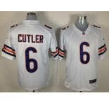 nike nfl jerseys chicago bears #6 cutler white[game]