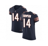 Men Nike Chicago Bears #14 Deonte Thompson Navy Blue Team Color Vapor Untouchable Elite Player NFL Jersey