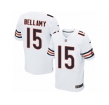 Men Nike Chicago Bears #15 Josh Bellamy Elite White NFL Jersey