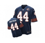 Men Nike Chicago Bears #44 Nick Kwiatkoski Elite Navy Blue Throwback NFL Jersey