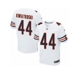 Men Nike Chicago Bears #44 Nick Kwiatkoski Elite White NFL Jersey