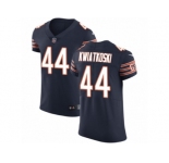 Men Nike Chicago Bears #44 Nick Kwiatkoski Navy Blue Team Color Vapor Untouchable Elite Player NFL Jersey