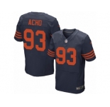 Men Nike Chicago Bears #93 Sam Acho Elite Navy Blue Alternate NFL Jerse