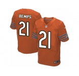 Men's Nike Chicago Bears #21 Quintin Demps Elite Orange Alternate NFL Jersey