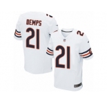 Men's Nike Chicago Bears #21 Quintin Demps Elite White NFL Jersey