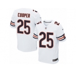 Men's Nike Chicago Bears #25 Marcus Cooper Elite White NFL Jersey