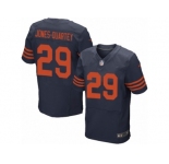 Men's Nike Chicago Bears #29 Harold Jones-Quartey Elite Navy Blue 1940s Throwback Alternate NFL Jersey