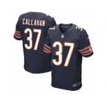 Men's Nike Chicago Bears #37 Bryce Callahan Elite Navy Blue Team Color NFL Jersey