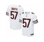 Men's Nike Chicago Bears #57 Dan Skuta Elite White NFL Jersey