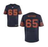 Men's Nike Chicago Bears #65 Cody Whitehair Elite Navy Blue Throwback Alternate NFL Jersey
