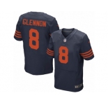 Men's Nike Chicago Bears #8 Mike Glennon Elite Navy Blue 1940s Throwback Alternate NFL Jersey