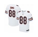 Men's Nike Chicago Bears #88 Dion Sims Elite White NFL Jersey