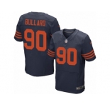 Men's Nike Chicago Bears #90 Jonathan Bullard Elite Navy Blue 1940s Throwback Alternate NFL Jersey