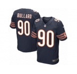 Men's Nike Chicago Bears #90 Jonathan Bullard Elite Navy Blue Team Color NFL Jersey