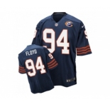 Men's Nike Chicago Bears #94 Leonard Floyd Elite Navy Blue Throwback NFL Jersey