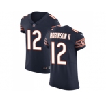Nike Chicago Bears #12 Allen Robinson II Navy Blue Team Color Men Stitched NFL Vapor Untouchable Elite Jersey