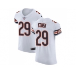 Nike Chicago Bears #29 Tarik Cohen White Men Stitched NFL Vapor Untouchable Elite Jersey