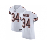 Nike Chicago Bears #34 Walter Payton White Men Stitched NFL Vapor Untouchable Elite Jersey