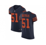 Nike Chicago Bears #51 Dick Butkus Navy Blue Alternate Men Stitched NFL Vapor Untouchable Elite Jersey