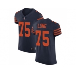 Nike Chicago Bears #75 Kyle Long Navy Blue Alternate Men Stitched NFL Vapor Untouchable Elite Jersey