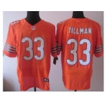 Nike NFL Jerseys Chicago Bears #33 Charles Tillman Orange[Elite]