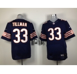 Nike Nfl Jerseys Chicago Bears 33# Tillman blue jerseys[Elite]