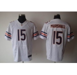 nike nfl jersey chicago bears #15 brandon marshall white[marshall][elite]