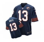 nike nfl jerseys chicago bears #13 Kevin White Throwback blue[Elite]