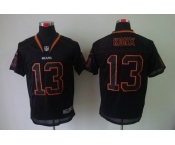 nike nfl jerseys chicago bears #13 knox black[Elite lights out]