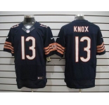 nike nfl jerseys chicago bears #13 knox blue[Elite]