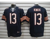 nike nfl jerseys chicago bears #13 knox blue[Elite]