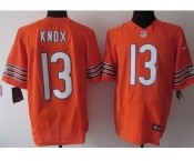 nike nfl jerseys chicago bears #13 knox orange[Elite]
