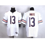 nike nfl jerseys chicago bears #13 white white[Elite]
