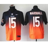 nike nfl jerseys chicago bears #15 brandon marshall blue-orange[Elite drift fashion][second version]