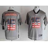 nike nfl jerseys chicago bears #15 brandon marshall grey[Elite USA flag fashion shadow]