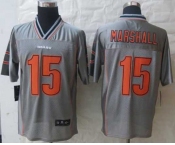 nike nfl jerseys chicago bears #15 brandon marshall grey[Elite vapor]