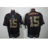 nike nfl jerseys chicago bears #15 marshall black[camo fashion Elite]