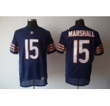 nike nfl jerseys chicago bears #15 marshall blue[marshall][elite]