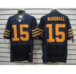 nike nfl jerseys chicago bears #15 marshall dk.blue[Elite]
