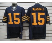 nike nfl jerseys chicago bears #15 marshall dk.blue[Elite]