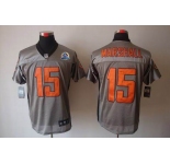 nike nfl jerseys chicago bears #15 marshall grey[Elite shadow 50th Patch]