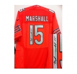 nike nfl jerseys chicago bears #15 marshall orange[Elite signature]