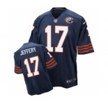 nike nfl jerseys chicago bears #17 Alshon Jeffery Throwback blue[Elite]
