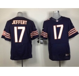 nike nfl jerseys chicago bears #17 alshon jeffery blue[Elite]